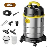 Aspirateur tra�neau sans sac 3300w r�servoir capacit� 40l 23kpa cyclonique filtre haute efficacit� aspirateur ...