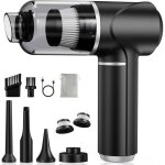 Aspirateur voiture sans fil - ediliq - 30000pa - moteur sans balai - portable - charge rapide usb - c ...