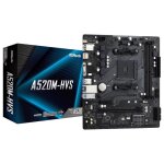 Carte m�re micro atx asrock a520m - hvs socket am4 ddr4 m. 2 pcie nvme usb 3. 0 pci - express 3. 0 16x ...