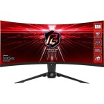 Moniteur gaming courb� - asrock - pg34wq15r2b - 3440x1440 - 21:9 - noir