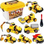 Jouet 3 5 ans garon assemblage vehicule de chantier garcon diy dmontage camion jouet pour enfant 4 ...