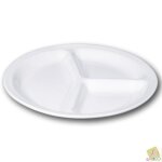 Assiette 3 compartiments - d 30 cm - napoli