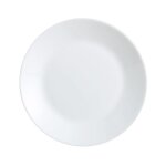 Assiette � dessert - arcopal - z�lie - 18 cm - opale - blanc