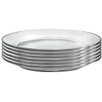 Assiette � dessert - duralex - lys - lot de 6 - verre tremp� - r�sistant � 130�c
