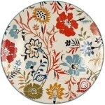 Lot 6 assiettes a dessert jaipur 20cm en gres