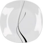 Assiette à dîner van well silver night - assiette plate - porcelaine - grande assiette de service - 250 ... Assiette à dîner van well silver night - assiette plate - porcelaine - grande assiette de service - 250 ...