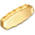 Assiette dornementsplateau de rangement en acier inoxydable ondul� organisateur pour bijoux cosm�tiques ...