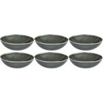 Assiette en grès vert black forest (lot de 6) assiette creuse - 19 cm Assiette en grès vert black forest (lot de 6) assiette creuse - 19 cm