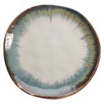 Assiettes organic bleues 20cm set de 6 kare design