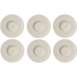 Assiettes � p�tes - villeroy & boch - manufacture - porcelaine - 6 pi�ces - blanc