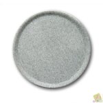 Assiette  pizza porcelaine colore - d 31 cm - mouchet gris