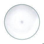 Assiette plate 25cm collection pastel bleu petrole