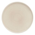 Lot de 4 assiettes plates chiara beige - atmosphera cr�ateur dint�rieur