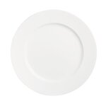 Assiette plate ola chef&sommelier - lot de 6 - porcelaine maxima - blanc