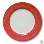 Assiette plate prestige rouge d 31 cm