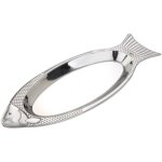 Assiette � poisson plateaux alimentaires en acier inoxydable assiette plat de service de poisson cuit ...