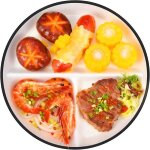 Assiette portion plats de service en c�ramique pour alimentation assiettes compartiment�es pour d�ner ...