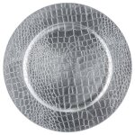 F��rie lights�&�christmas - assiette de pr�sensation lahti - vaisselle de no�l - argent