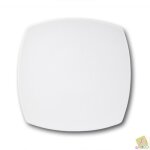 Assiette pr�sentation porcelaine blanche - l 31 cm - tokio