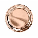 Assiette - rose gold - lot de 6 - 23 cm - carton - vaisselle jetable Assiette - rose gold - lot de 6 - 23 cm - carton - vaisselle jetable