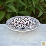 Assiette tebsi bakir gris - d 23 cm