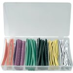 Assortiment de gaines thermortractables - marque - coffret de 100 pices - diffrentes tailles et couleurs ...