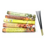 Assortiment dencens fruits exotiques 5 parfums. lot de 100 b�tonnets marque hem.