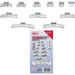 Assortiment de masses / plombs quilibrage 5  55 g pour roue acier / tle - 36 pices