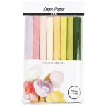 Papier cr�pon - 20 - pastel - �lastique - r�sistant - cr�atif