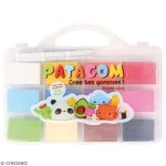 Jeu de pâte à modeler - graine creative - patagom - 12 couleurs - gommes personnalisées Jeu de pâte à modeler - graine creative - patagom - 12 couleurs - gommes personnalisées