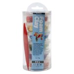 Pâte à modeler autodurcissante - foam clay - métallique - arc en ciel - 6 pcs Pâte à modeler autodurcissante - foam clay - métallique - arc en ciel - 6 pcs
