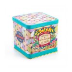 Assortiment de petits calissons arlequin le roy ren� - bo�te en m�tal - bo�te m�tal de 230g