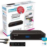 Rcepteur tv satellite hd connect aston - carte fransat - hdmi - 12v - haute qualit de rception
