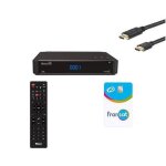 Aston r�cepteur tv satellite hd connect + carte viacess fransat pc6 + c�ble hdmi - hd me