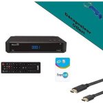 Aston r�cepteur tv satellite hd connect + carte viacess fransat pc6 + c�ble hdmi hd me