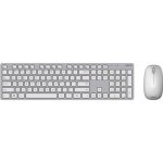 Clavier et souris sans fil asus w5000 - gris et blanc - azerty - 24 ghz - interrupteurs  dme en caoutchouc ...