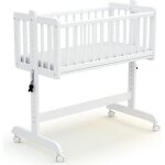 At4 - berceau cododo �volutif essentiel en bois blanc - taille unique