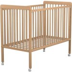 At4 lit bb 1 ct coulissant avec roulettes vernis naturel