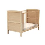 At4 - lit bb volutif avec matelas essentiel 60 x 120 cm en bois htre verni -