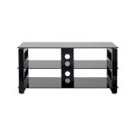 Ateca opera noir satin - meuble tv - meubles tv