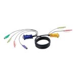 Aten 2l5302p cable kvm vga ps2 + audio 180 m Aten 2l5302p cable kvm vga ps2 + audio 180 m
