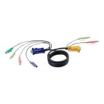 Aten 2l5305p cable kvm vga ps2 + audio 5 m