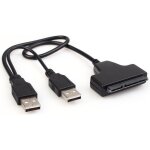 Atian cble adapteur usb 2. 0 to sata 7 + 15 22 pin pour 2. 5 hdd disque dur