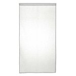 Atmosphera - lot de 2 voilages moly - 60 x 90 cm - blanc