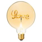 Ampoule led love ambre love d13cm e27 - atmosphera cr�ateur dint�rieur