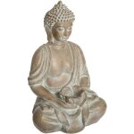 Bouddha assis satya h. 39cm mango - atmosphera cr�ateur dint�rieur