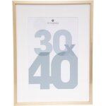 Atmosphera - cadre photo en bois doré pour photo 30 x 40 cm Atmosphera - cadre photo en bois doré pour photo 30 x 40 cm