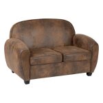 Atmosphera - canap club 2 places stanis - marron