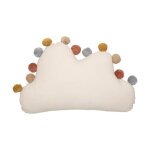 Coussin enfant nuage beige 30x50cm - atmosphera cr�ateur dint�rieur