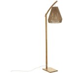 Lampadaire arc palm bambou h158cm - atmosphera createur dinterieur